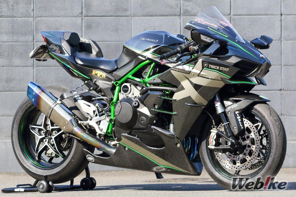 Monster Machine Screams On The Track: Ninja H2 Custom