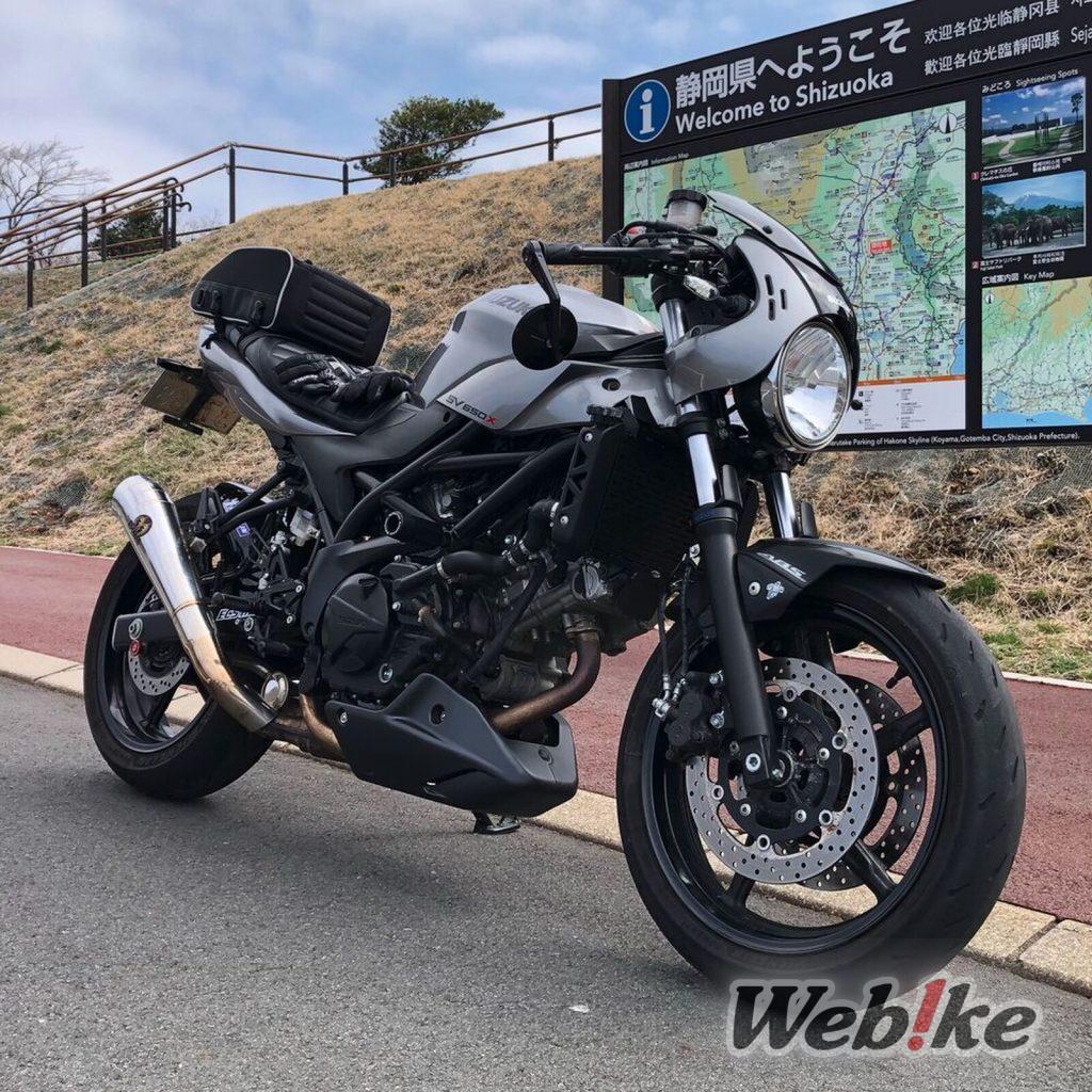 La ventaja de la eficiencia: SUZUKI SV650X Custom