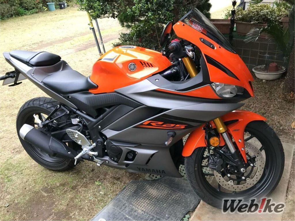 Líneas elegantes, conducción suave: YAMAHA YZF-R25 Custom
