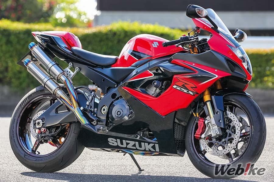 Encantadora en rojo: SUZUKI GSX-R1000 Custom por Shabon Dama