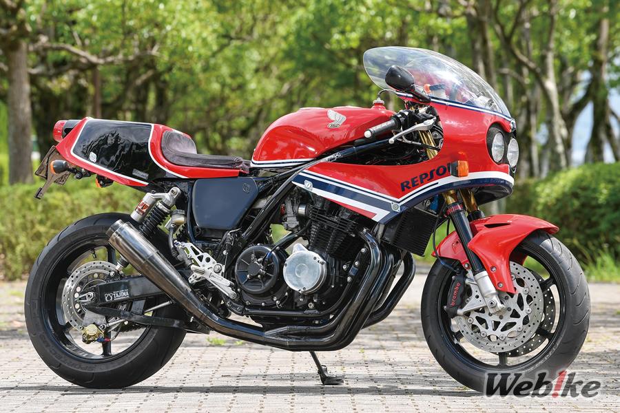 40 años de fuerza: HONDA CB750F Custom de Tajima Engineering