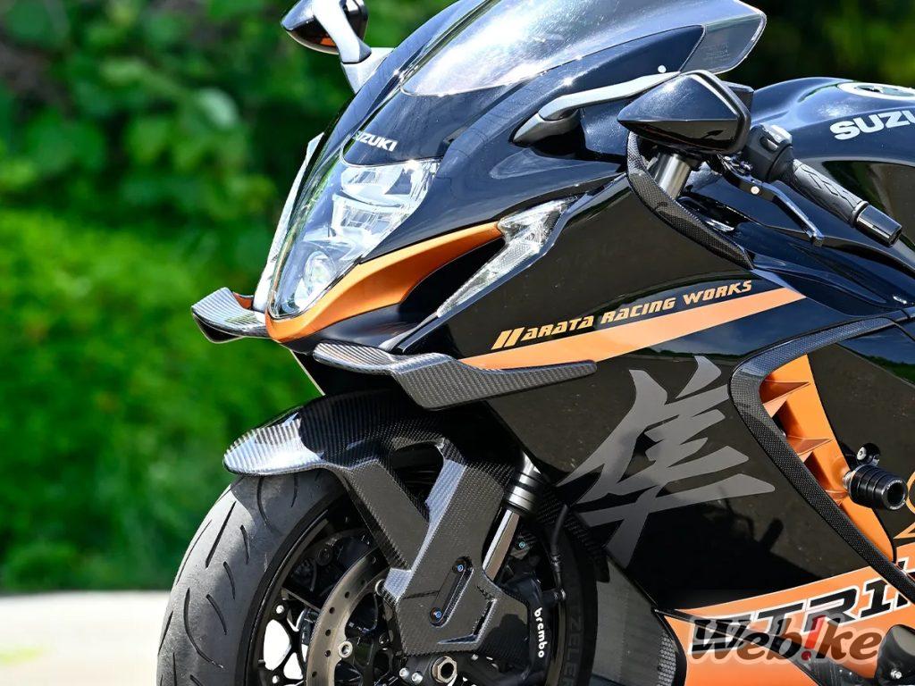 [Nuevo producto] ¡Haz volar tu Hayabusa! Las primeras piezas de carbono seco de STRIKER para la HAYABUSA de 3ª Generación, Aero Front Fender & Winglets ¡ya disponibles!