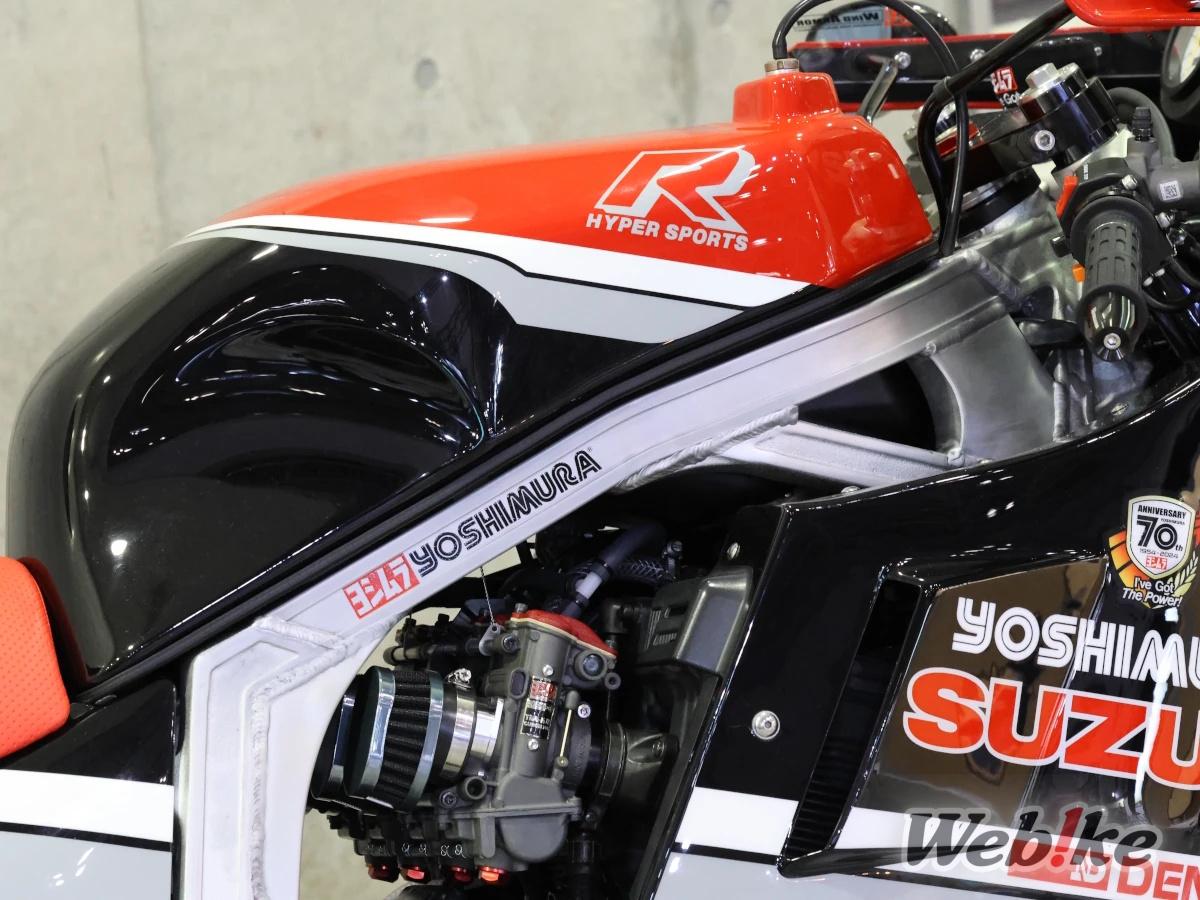 YOSHIMURA TMR MJN32 carburetor on the GSX-R750 #604 complete machine