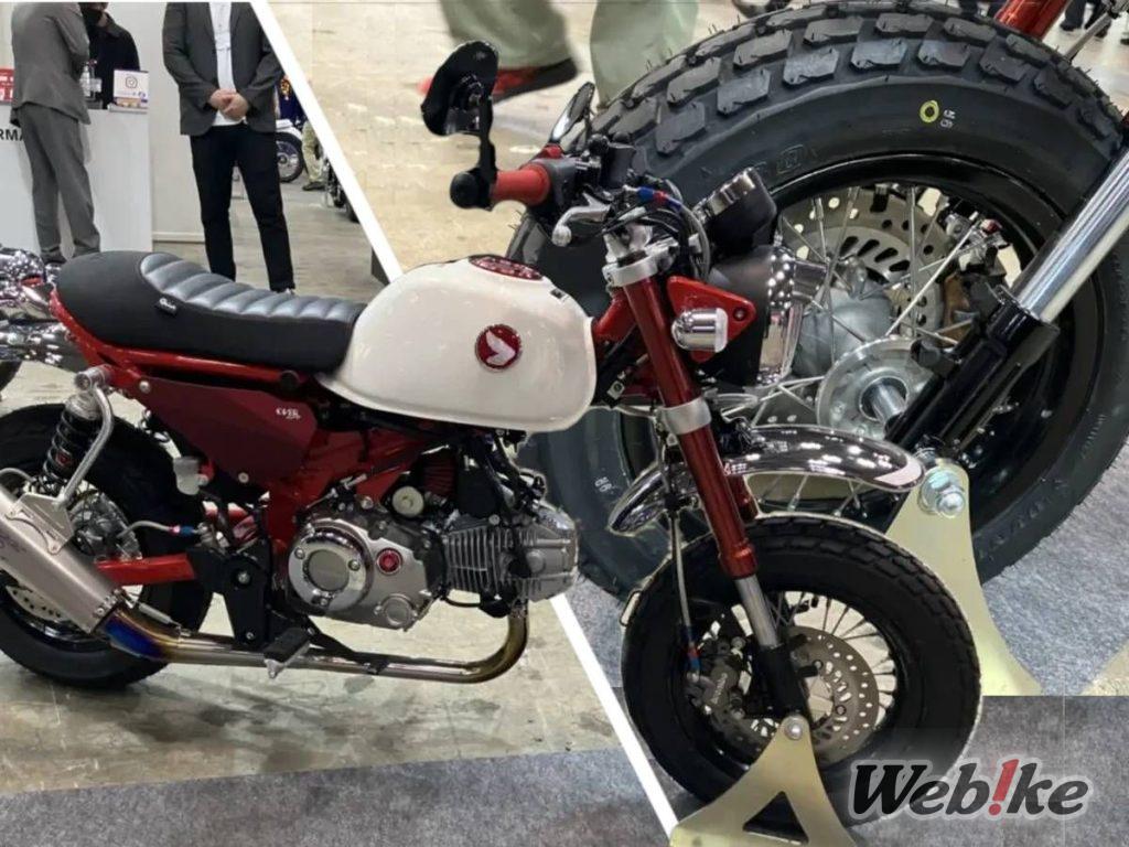 Monkey 125 con ruedas de radios! La propuesta «Get-it-all Custom» de PLOT [Motorcycle Show 2025]