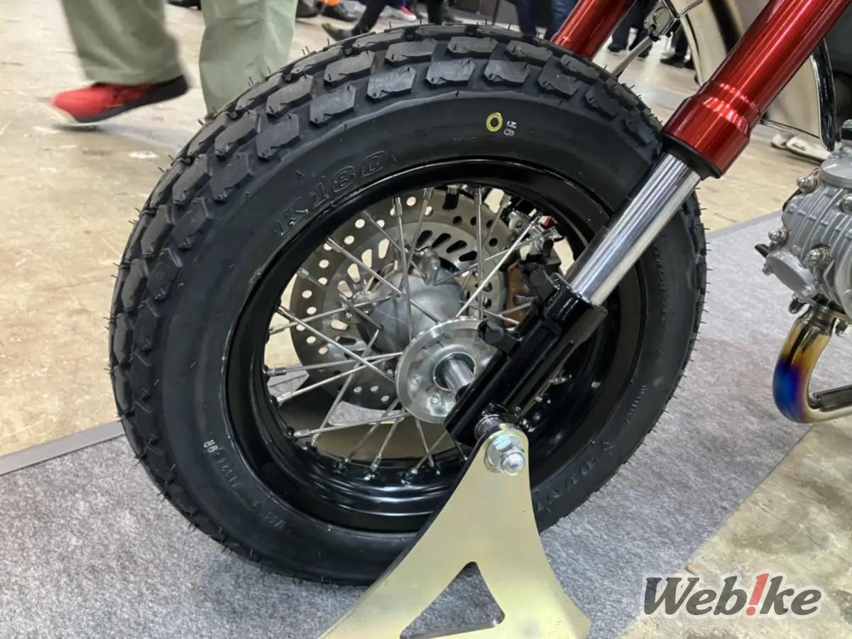 Spoke wheel equipped on Monkey 125