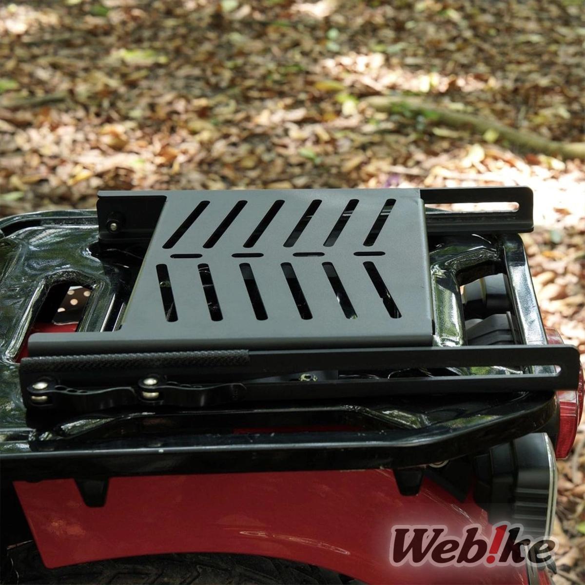 Honda CT125 Hunter Cub equipped with Nextstage Products sliding rear rack (2)