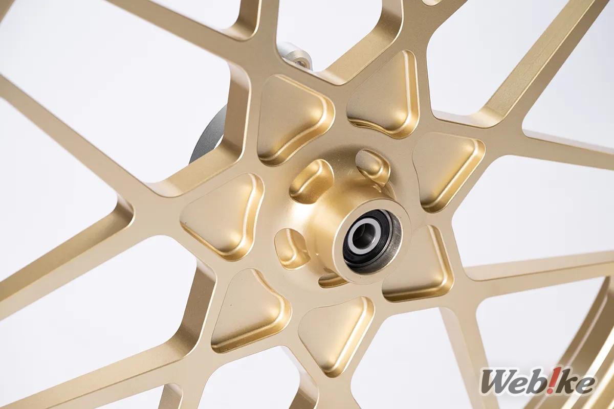 GALE SPEED Type-X Forged Wheels (Gold) for the Honda CT125 Hunter Cub (3)